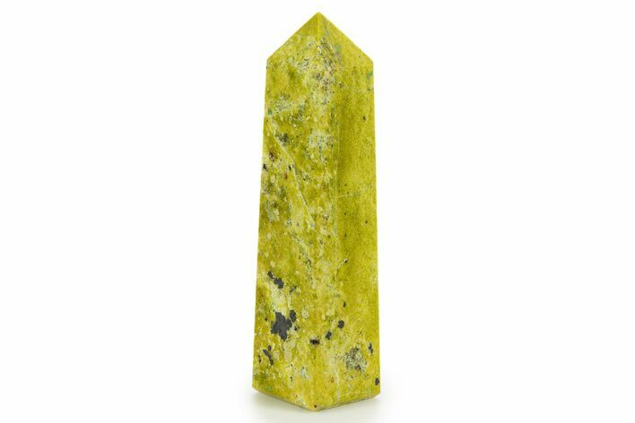 Polished Green Lizardite Tower #343098